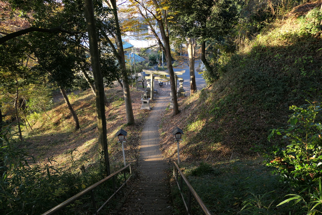 城山神社の石段