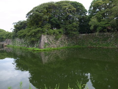 彦根城の堀と石垣
