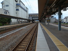 ホームと線路