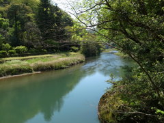 立久恵峡の神戸川