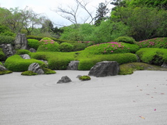 明月院の枯山水