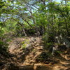 両崖山の岩場