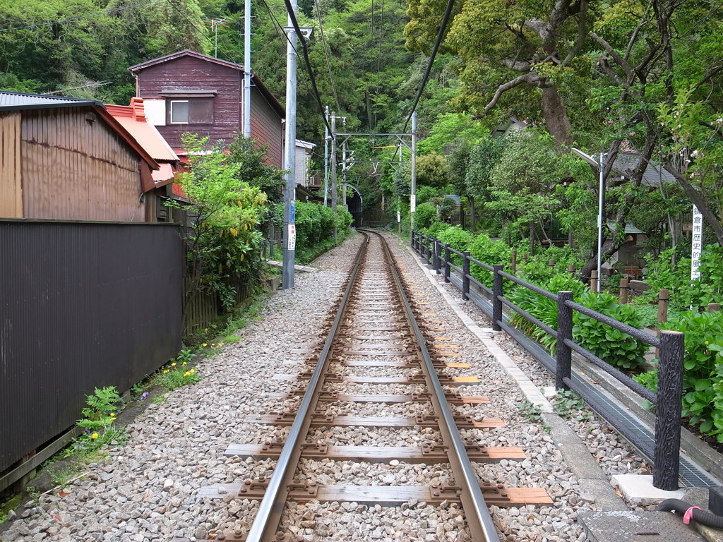 続く線路