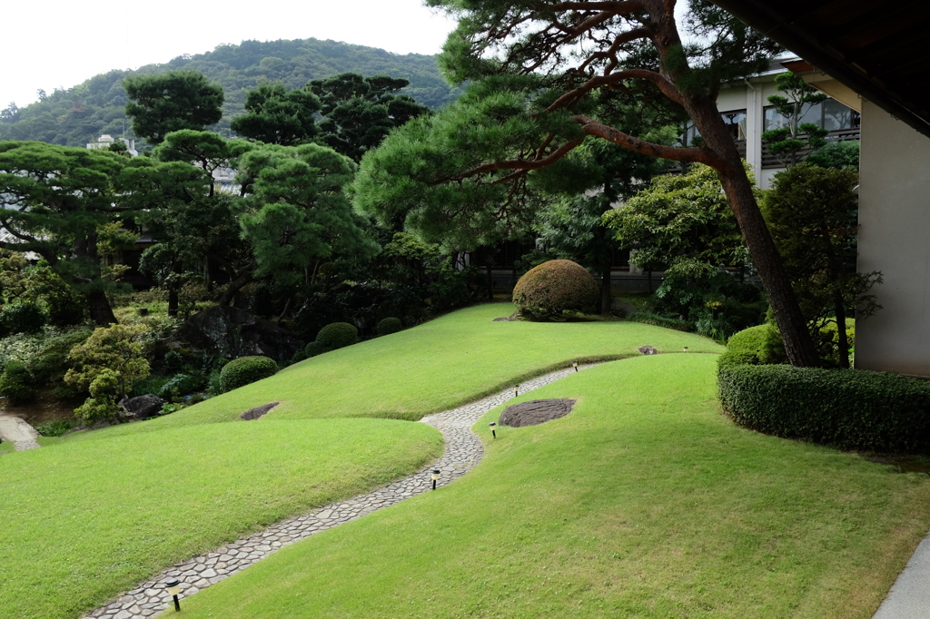 起雲閣の庭園