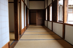 川越城の畳の廊下