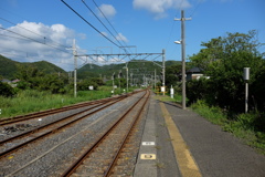 安房小湊駅にて