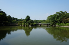 名城公園の池と緑