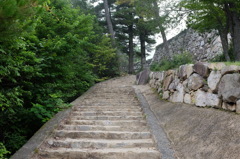 備中松山城の石段