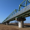 鉄橋と青空