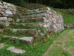 月山富田城の石段