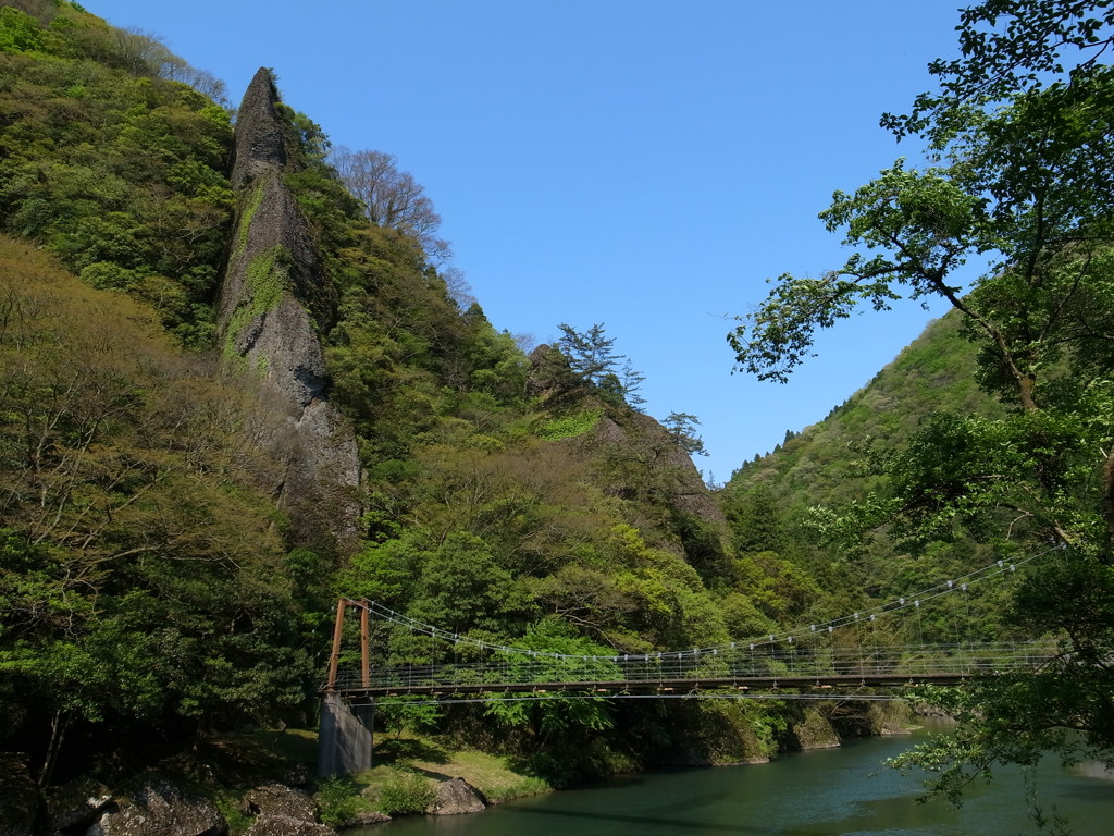 立久恵峡と不老橋