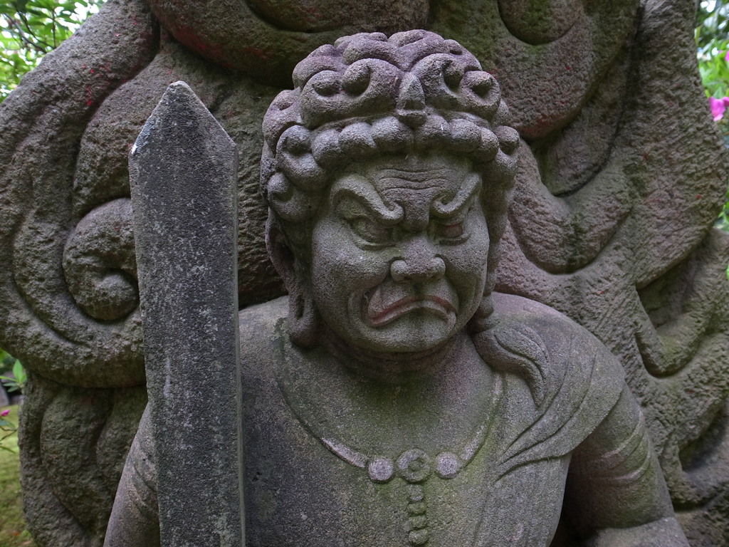 不動明王の石像 by やすりん （ID：3187611） - 写真共有サイト:PHOTOHITO