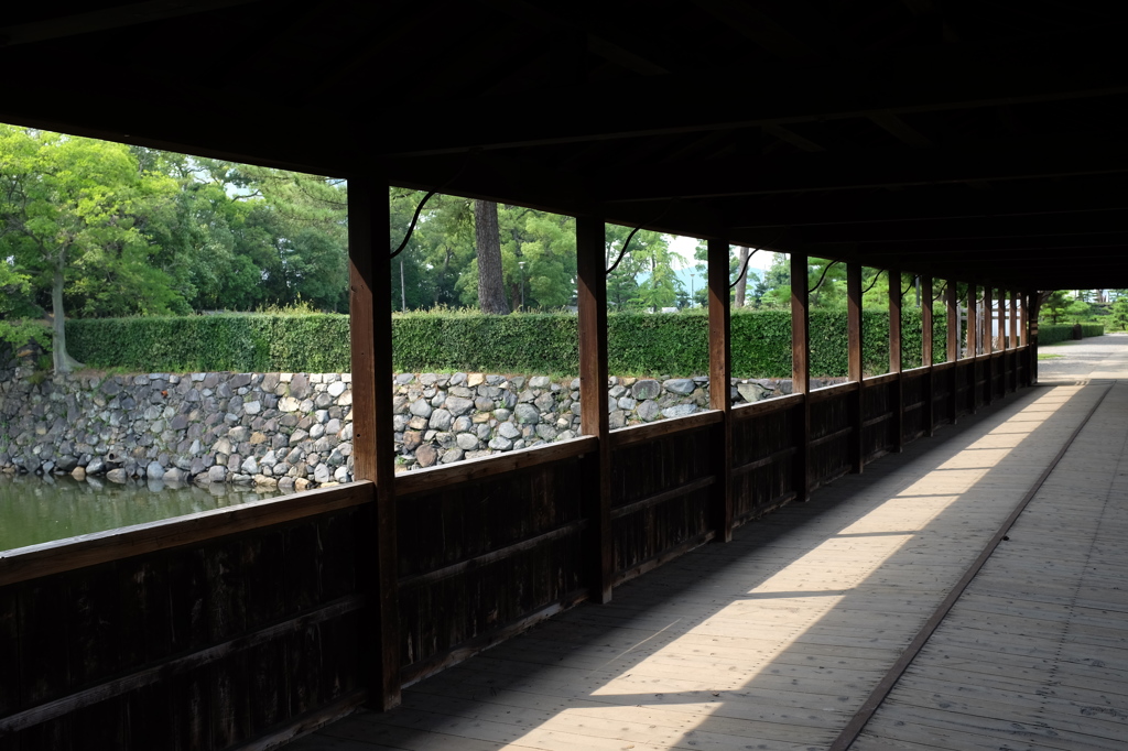 高松城の鞘橋