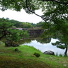 玄宮楽々園の池と緑