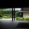 頼久寺の書院と庭園