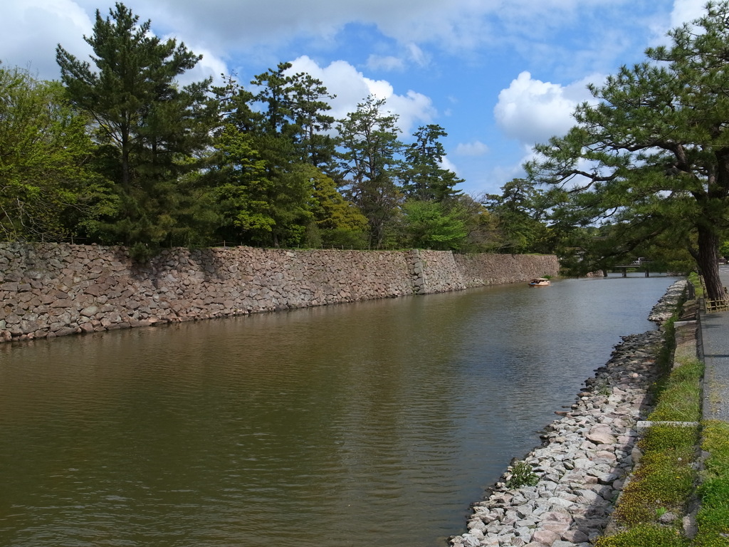 松江城の堀