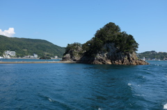 下田港の犬走島