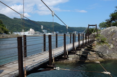雁島の吊り橋
