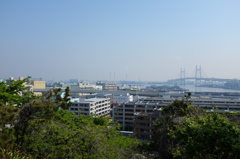 横浜市街と横浜港