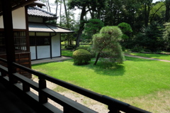 高橋是清邸から見える庭