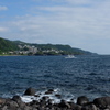 海と伊東市富戸の町