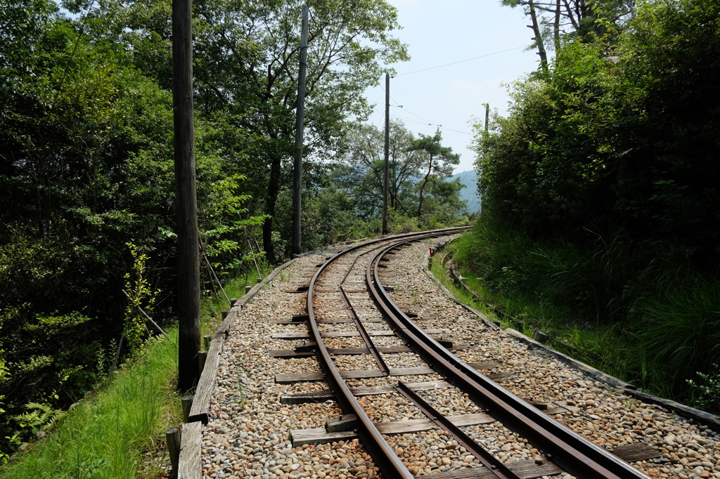 続く線路