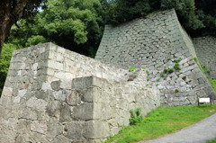 松山城の槻門跡
