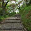 月山富田城の石段