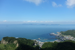東京湾と金谷港