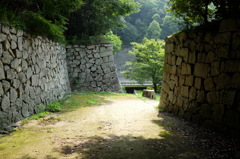 松山城の石垣