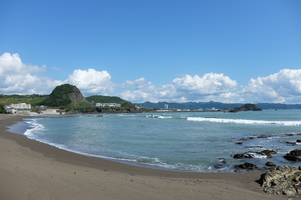 太海の美しい海岸