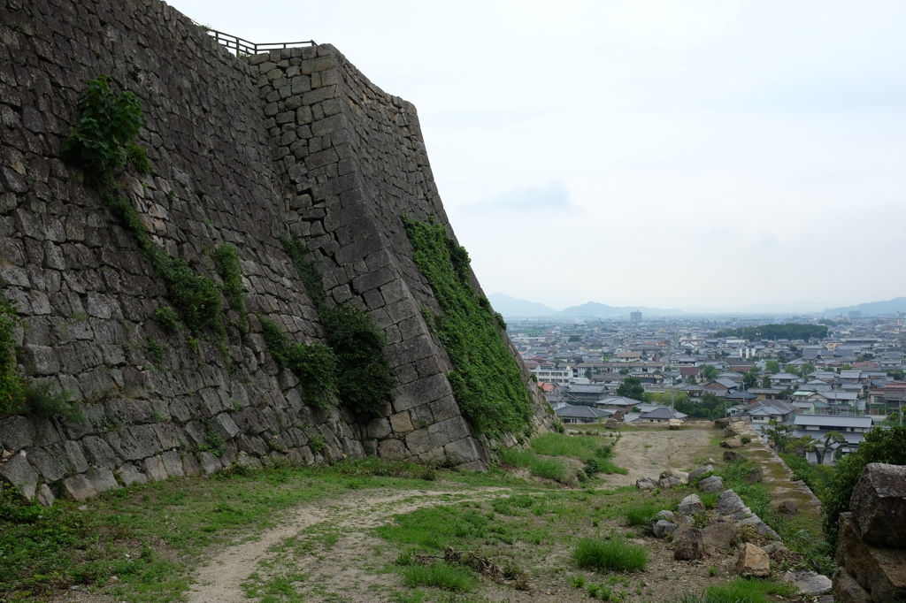丸亀城と丸亀市街