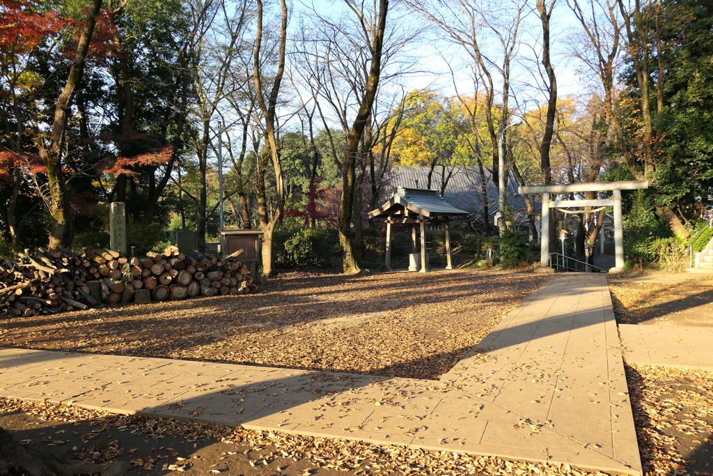 城山神社の境内