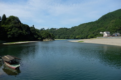 大洲を流れる肱川