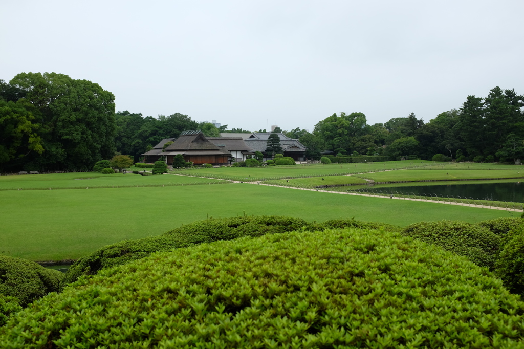 岡山後楽園の延養亭