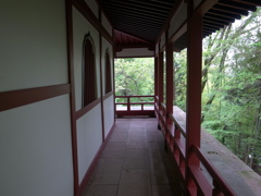お寺の回廊