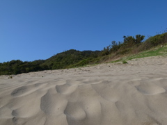 砂浜と青空