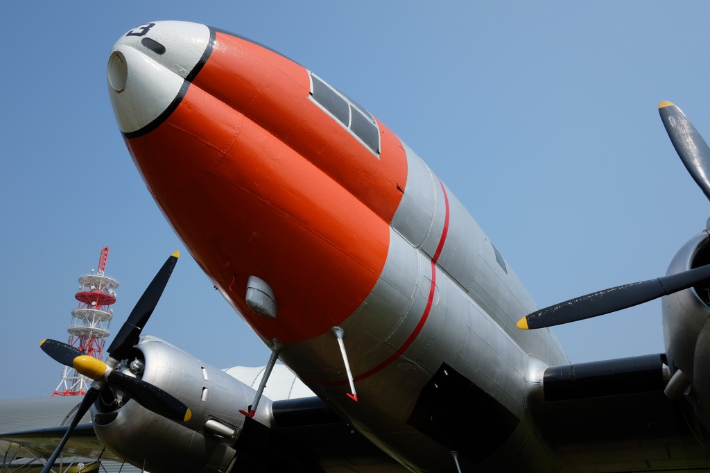 航空記念公園の飛行機
