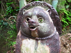 信楽焼のタヌキ