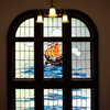 萬翠荘のステンドグラス