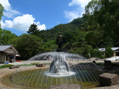 岐阜公園の噴水