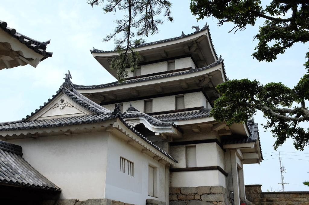 高松城の北之丸月見櫓