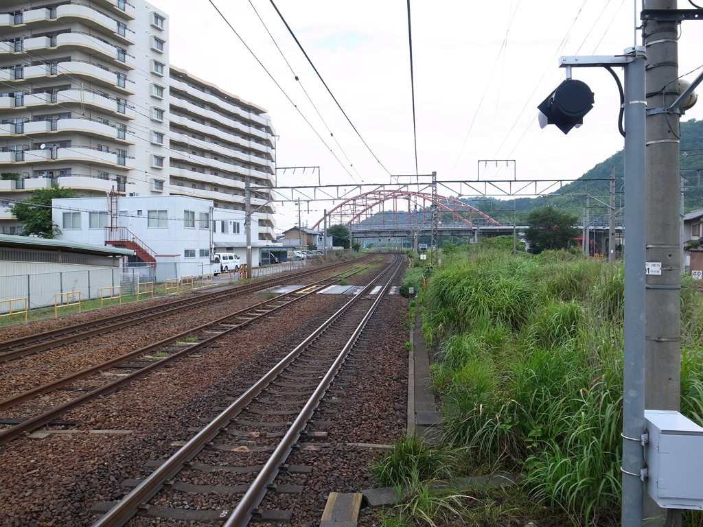 続く線路