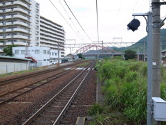 続く線路