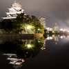 夜の広島城