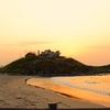 夕焼けの蕪島
