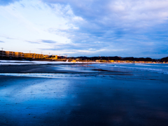 ちょっと夕日@由比ガ浜