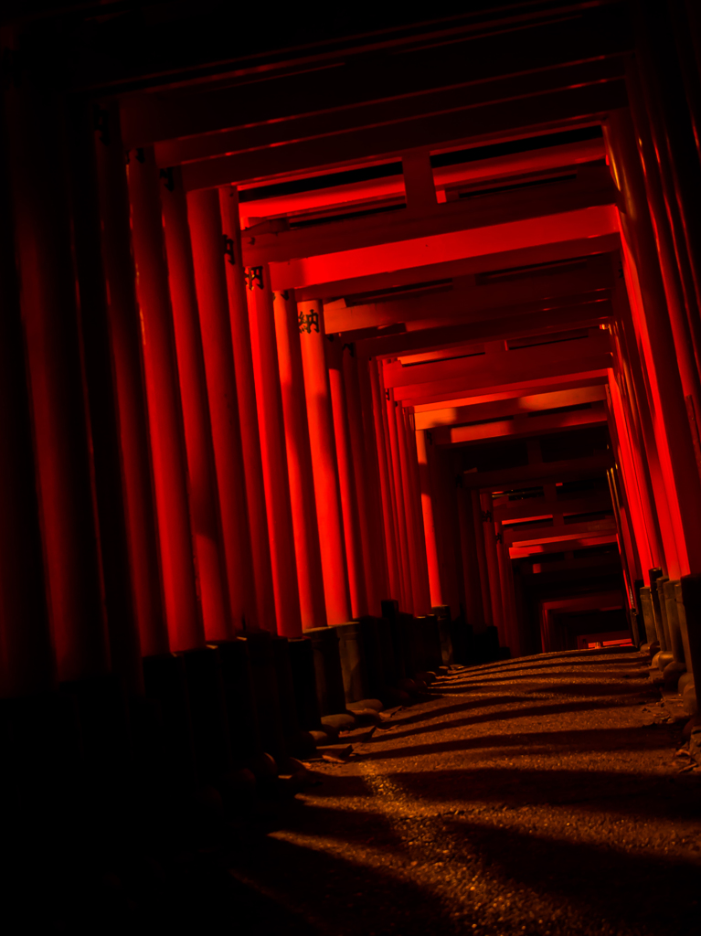 夜の伏見稲荷