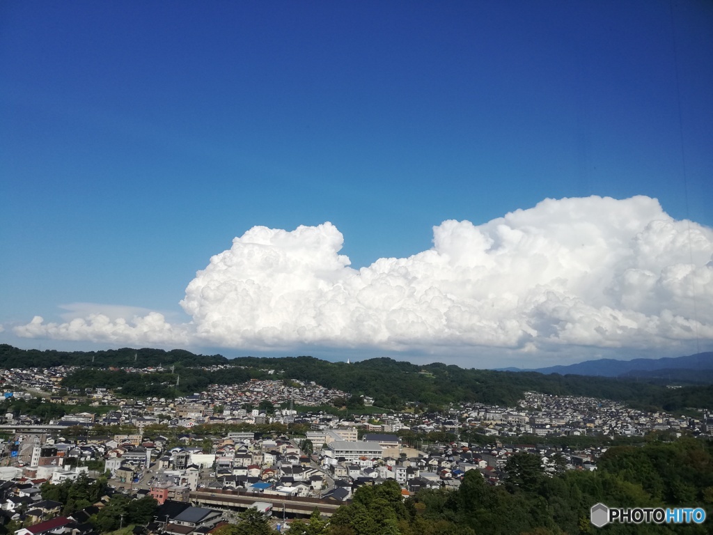 9月の夏空