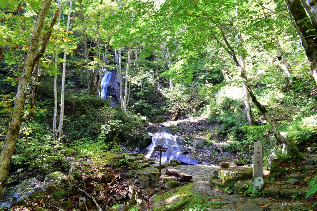 秋の宇津江四十八滝：平滝